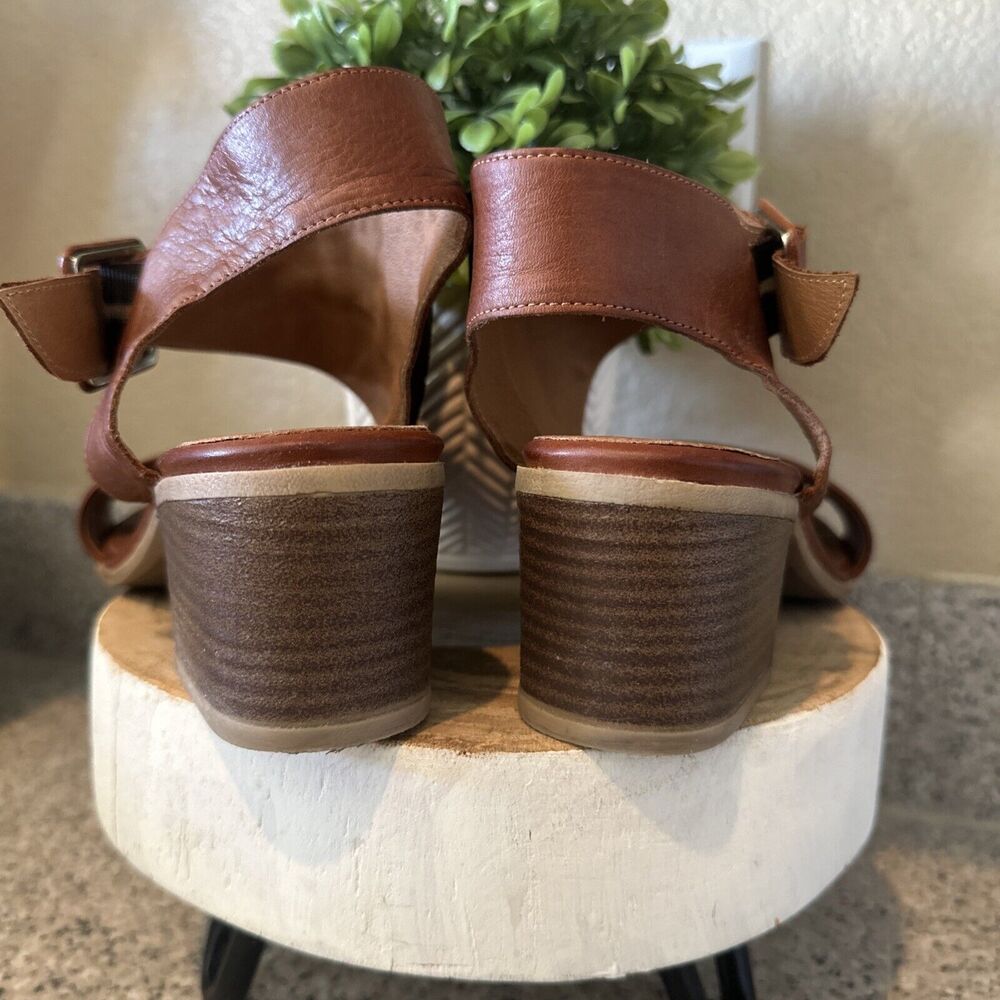 ❌SOLD Mix Mooz Sandal Scoot Leather SlingbackSize EU40/US 9 Classy Comfy Padded - Picture 4 of 9